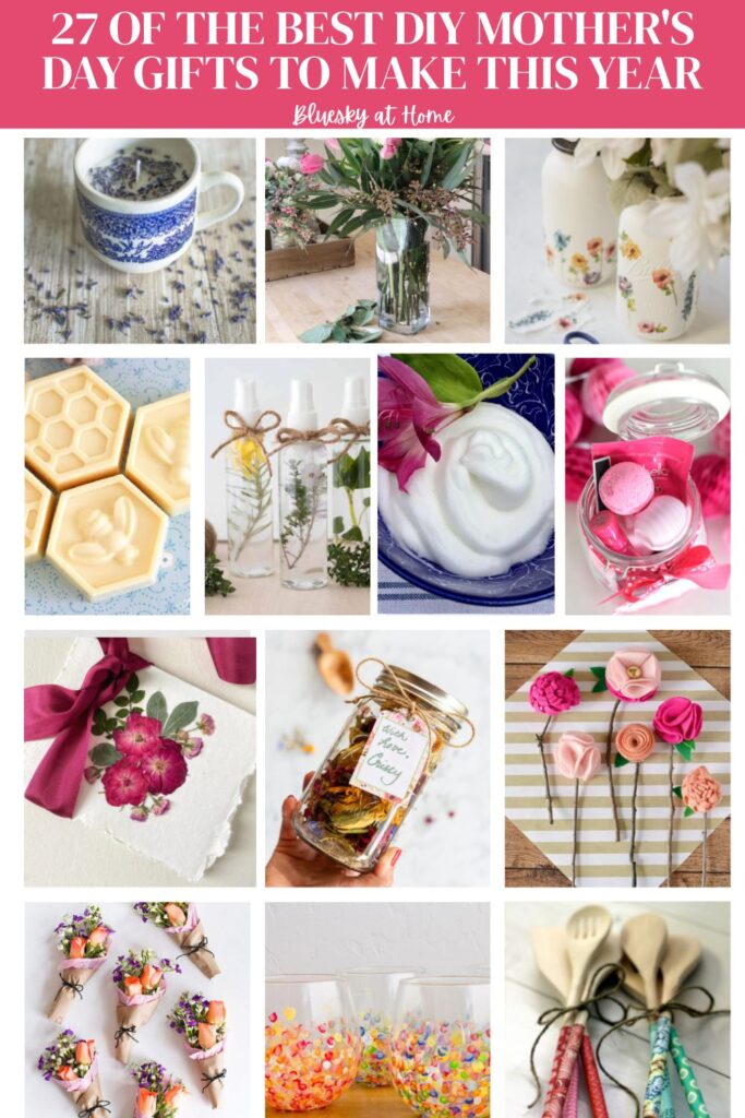 DIY Mother's Day Pin collage