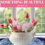 decoupage glass platter graphic