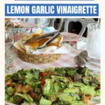 little gem lettuce salad with lemon garlic vinaigrette