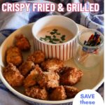 bang bang chicken two ways Crispy fried & grilled graphic