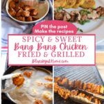 bang bang chicken two ways Crispy fried & grilled graphic
