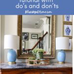 how to easily spray paint glass lamps graphic