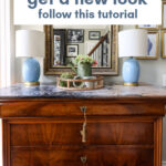 how to easily spray paint glass lamps graphic