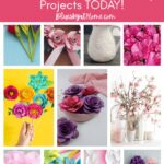 11 paper flower crafts collage