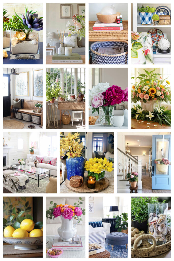 summer home decor resources and ideas collage
