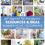 summer home decor resources and ideas graphic