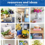 summer home decor resources and ideas graphic