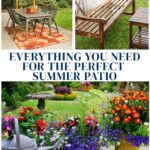 patio summer preparation collage