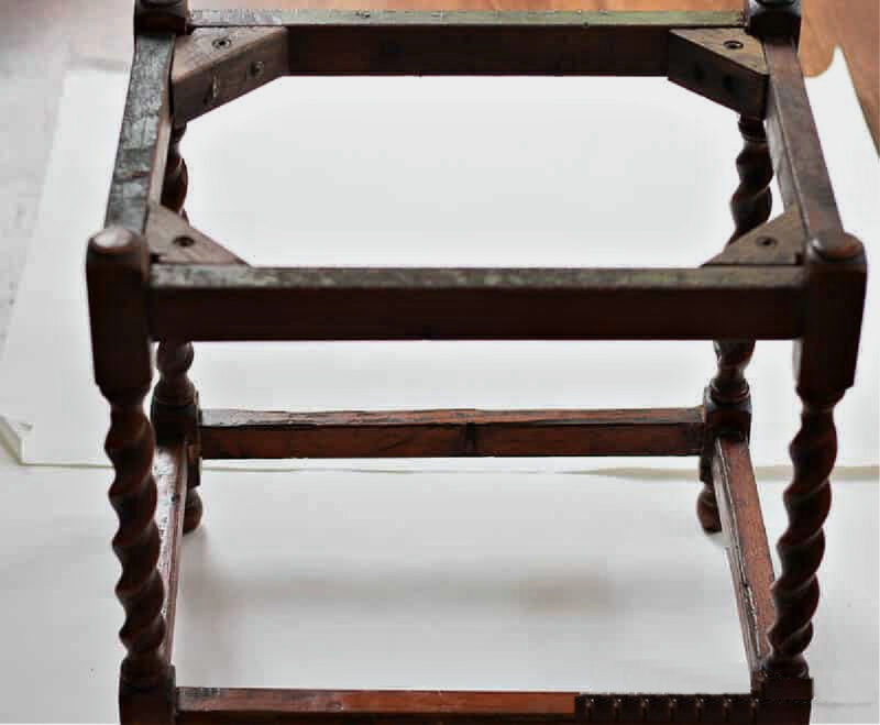 old vintage stool