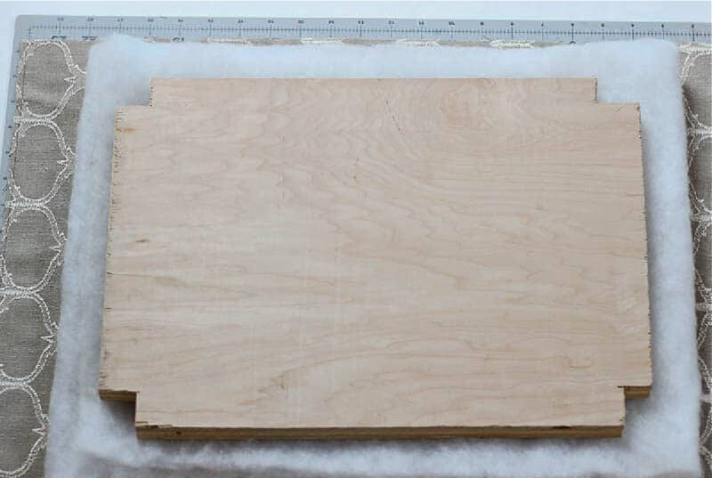 piece of wood for vintage stool update