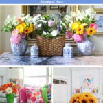 bright summer colors in home decor