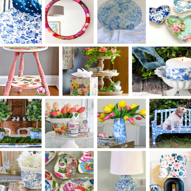 15 Easy Bright & Cheerful Summer Decoupage Projects
