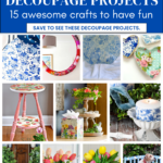 summer decoupage collage graphic