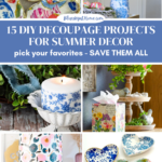 summer decoupage collage graphic