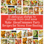 summer party recipes collage