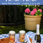 delicious best summer salad in a jar for picnic graphic