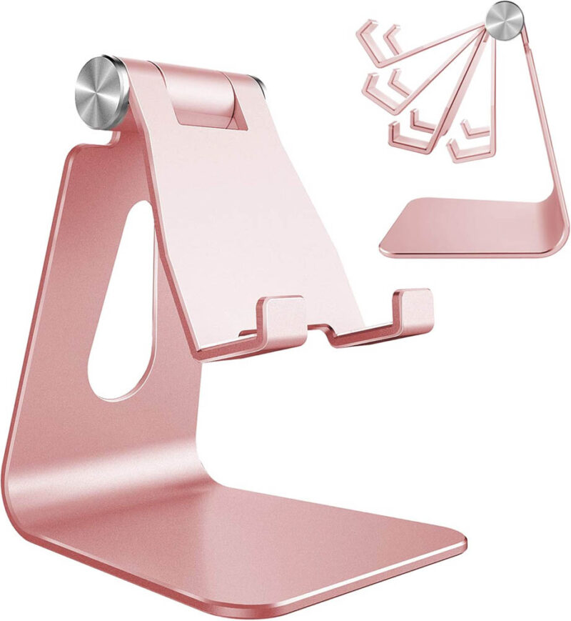 pink cell phone holder