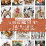 15 fun fall DIY wreaths collage