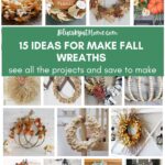 fall diy wreath collage graphic