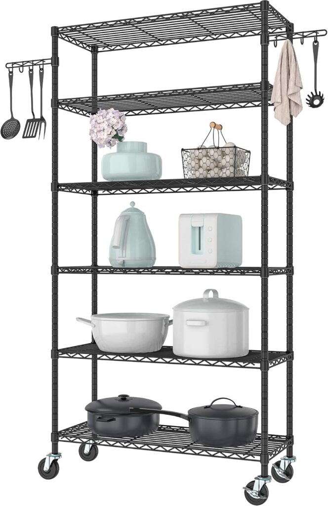 metal shelfing for pantry