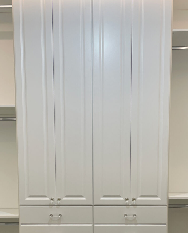 new cabinets in closet