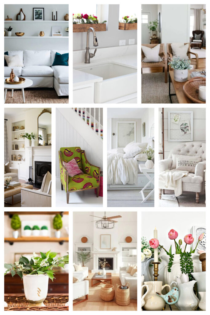 white home decor graphic