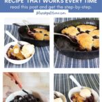 perfect blackberry cobbler graphic