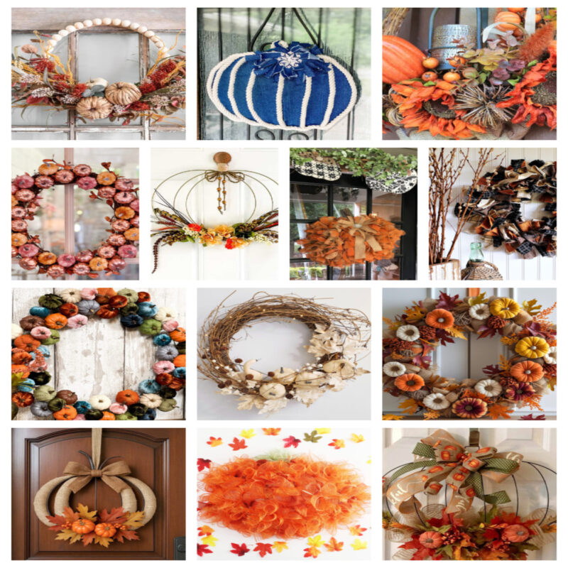 fall pumpkin wreaths