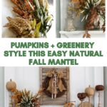 Simple Fall Mantel Decorating Ideas