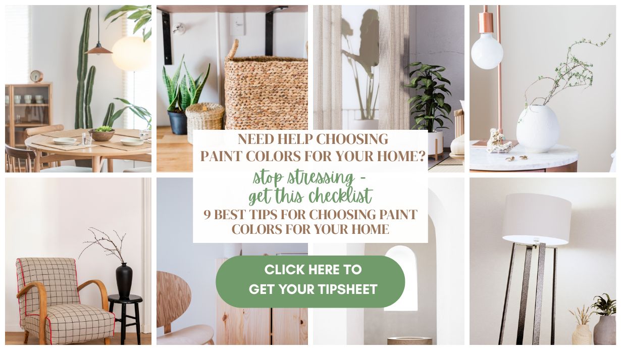 9 tips for choosing paint colors signup graphic