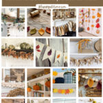 DYI fall garland collage
