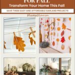 DYI fall garland collage
