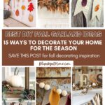 DYI fall garland collage