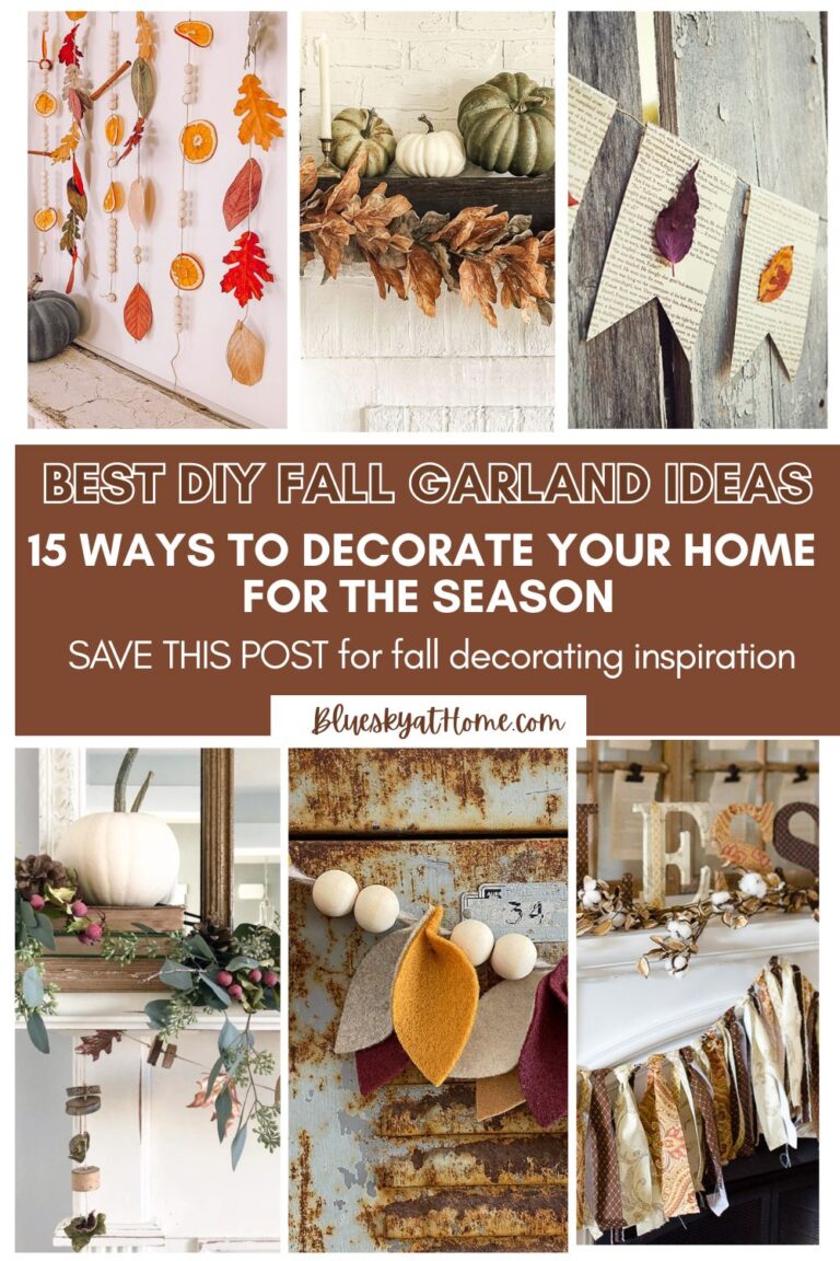 15 Easy DIY Fall Garlands to Add Cozy Autumn Charm Anywhere - Bluesky ...