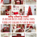 cherry red decor ideas