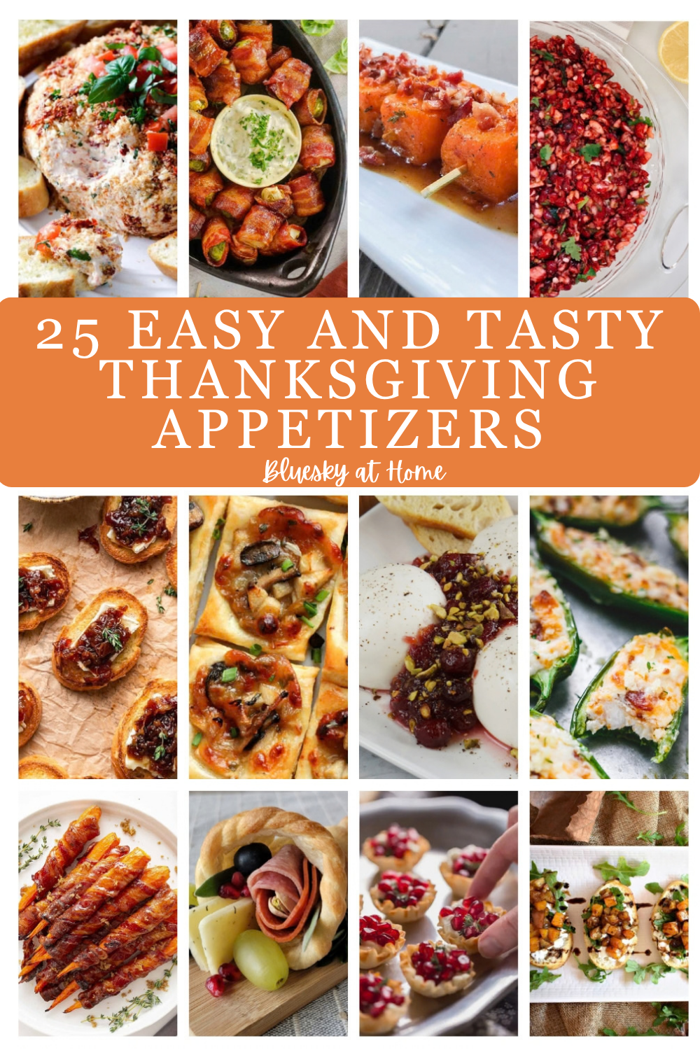 collection of Thanksgiving appetizers
