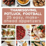 appetizers for Thanksgiving, potluck parties, or football tailgails
