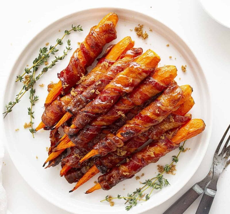 bacon and carrot appetizer