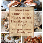 5 places to add Thanksgiving decor