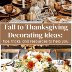 fall to Thanksgiving decorating ideas