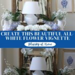 all white flower arrangement graphic