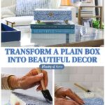 how to decoupage a wooden box