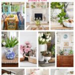 spring decor collage graphic