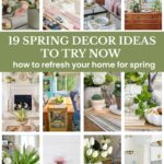 spring decor collage graphic