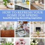 spring decor collage graphic