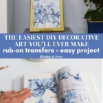 rub-on transfer decorative art project graphic