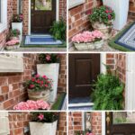 spring front door vignette graphic.
