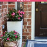 spring front door vignette graphic.