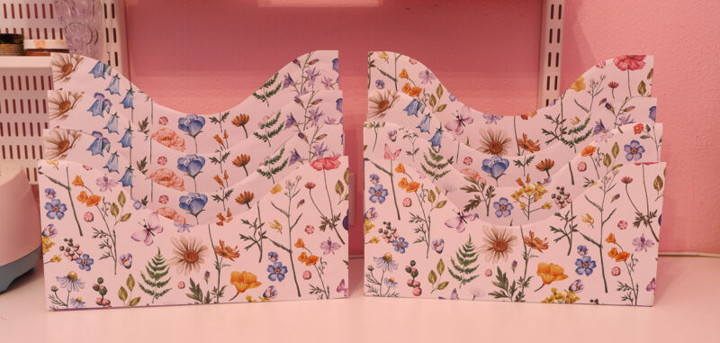 finished decorated file folders