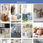 collage of decorative pillow ideas